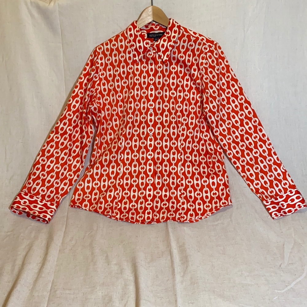 Chain Pattern Button Down